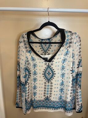 Nanette Lepore Jewel Tone Silk Top